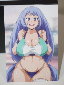 Nejire Hado My Hero Academia Sexy Hot Waifu MHA Textured Custom Card - Image 1