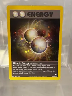 Pokemon Miracle Energy Neo Destiny Holo Rare Card 16/105 English - Image 1