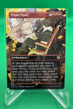 Triple Triad (Borderless) #340 (NM) Final Fantasy FIN Magic MTG - Image 1