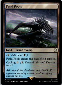 Magic the Gathering Fetid Pools Fallout Commander MTG Free Shipping! - Image 1