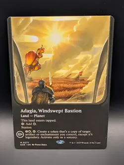 MTG - Adagia, Windswept Bastion - BORDERLESS - Land (W) - EOE #277 - Mythic - NM - Image 1