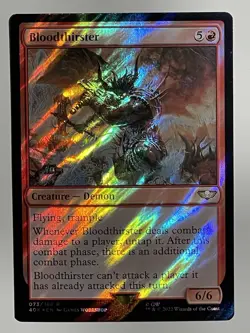 Bloodthirster (Surge Foil) [Warhammer 40,000] MTG - Magic the Gathering - Image 1