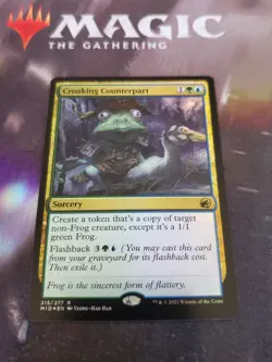 MTG. Croaking Counterpart. Foil. Innistrad Midnight Hunt. Pack Fresh - Image 1