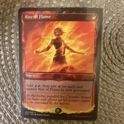 Rite of Flame Signature Spellbooks NM MTG - Image 1