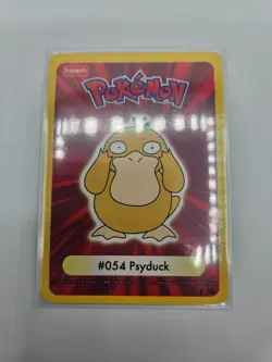 Pokemon Funskool Psyduck Who am iU #054 E10 Foil Back - Image 1