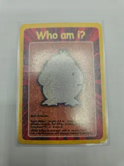 Pokemon Funskool Psyduck Who am iU #054 E10 Foil Back - Image 2