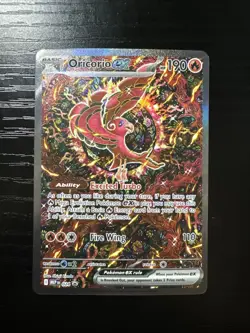 Pokemon Oricorio ex 024 Me: Mega Evolution Black Star Promo English Near Mint - Image 1