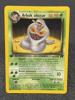 Pokemon TCG Dark Arbok French 1st Edition 19/82 2000 Team Rocket Set Regular - Image 1
