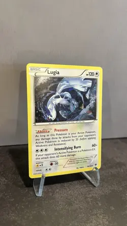 Lugia 78/124 Fates Cracked Ice Holo Fates Collide 2016 Pokemon TCG NM - Image 2
