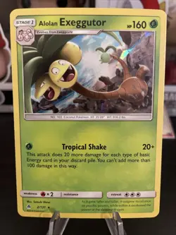 Pokemon TCG - Exeggutor 2/131 - S&M Forbidden Light Alolan Cracked Ice Promo - Image 1
