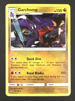 Pokemon TCG Garchomp 99/156 Cracked Ice Holo Deck Exclusive NM - Image 1