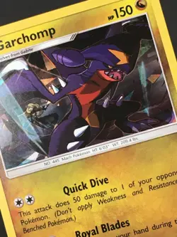 Pokemon TCG Garchomp 99/156 Cracked Ice Holo Deck Exclusive NM - Image 2