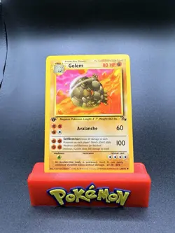 Golem 36/62 Pokemon TCG WOTC Base Set Fossil Uncommon Near Mint NM - Image 1
