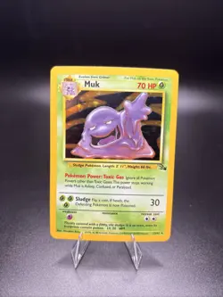 Pokemon TCG - Muk Holo Rare Fossil Set 13/62 WOTC Vintage 1999 - Image 1