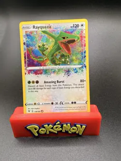 2020 Pokemon TCG Rayquaza 138/185 Amazing Rare Vivid Voltage NM - Image 1
