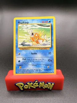 Pokemon TCG Magikarp Base 35/102 Regular Near Mint NM Vintage Uncommon Pokemon - Image 1