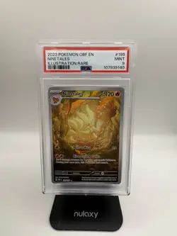Ninetales 199/197 Pokemon Obsidian Flames OBF EN Illustration Rare PSA 9 - Image 1