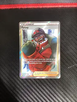 Peony 197/198 NM SWSH Chilling Reign Full Art Trainer Pokemon TCG Near Mint - Image 1