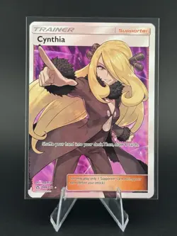 🌟 Pokemon TCG – Cynthia 148/156 | Full Art Trainer | Ultra Prism 🌟 - Image 1