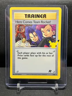Here Comes Team Rocket! 15/82 Pokemon 2022 Celebrations: Classic Collection NM - Image 1