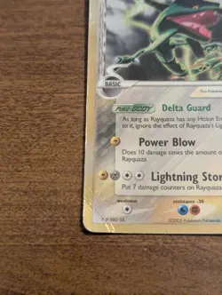 Pokemon TCG Rayquaza Delta Species 13/113 Holo Rare - Heavily Played - Image 3