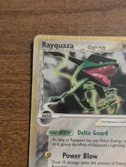 Pokemon TCG Rayquaza Delta Species 13/113 Holo Rare - Heavily Played - Image 4