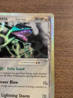 Pokemon TCG Rayquaza Delta Species 13/113 Holo Rare - Heavily Played - Image 5