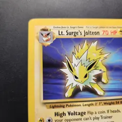 2000 Lt. Surge’s Jolteon 28/132 - Gym Challenge Non-Holo Rare - Pokemon TCG - NM - Image 5