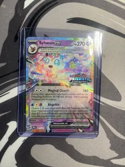 Stamped Sylveon ex 041/131 Pokemon Prismatic Evolution Surprise Box - Image 1
