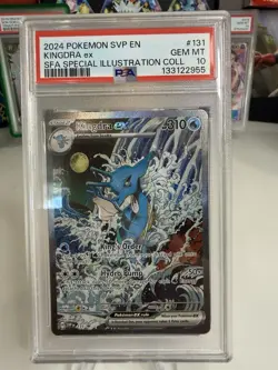 2024 POKEMON SVP EN-SV BLACK STAR PROMO #131 KINGDRA EX SFA SIR - Image 1