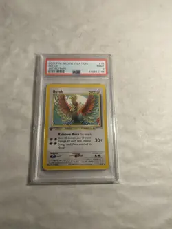 2001 POKEMON NEO REVELATION 1ST ED #18 HO-OH PSA 9 - Image 1
