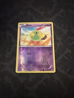 Natu 27/108 Reverse Holo Pokemon XY Roaring Skies - Image 1