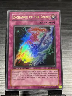 Exchange of the Spirit SP1-EN004 Yu-Gi-Oh! Ultra Rare – Limited – Lightly Played - Image 1
