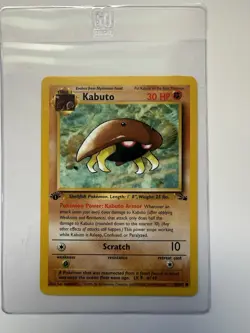 Lot of Pokemon Kabuto 1st Edition 50/62 1999 WOTC English TCG Card - Image 2