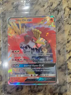 Ho-Oh GX SM57 Sun & Moon Black Star Promo Card Mint Condition Pokemon Tcg Card - Image 1