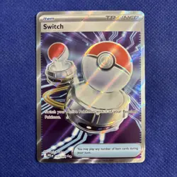 Pokemon TCG Switch 123/094 Me02: Phantasmal Flames Trainer Ultra Rare Card - NM - Image 1
