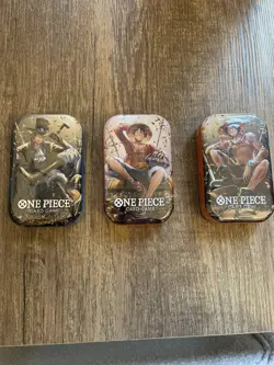 ONE PIECE CARD GAME - TIN PACK SET VOL. 2 (TS-02, OP13) x 3 - Image 1