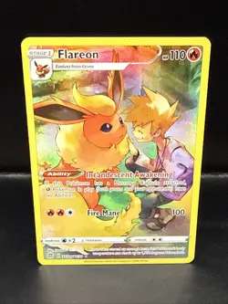 Pokemon Card - Flareon Brilliant Stars TG01/TG30 Ultra Rare C - Image 1