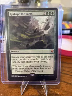 Reshape the Earth- MTG Commander Legends - Mythic Card 249 - Image 1