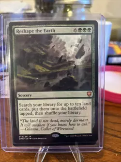 Reshape the Earth- MTG Commander Legends - Mythic Card 249 - Image 2