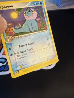 Pokemon Vaporeon TCG Card 25/100 EX Sandstorm E Series Vintage Non-Holo - Image 3