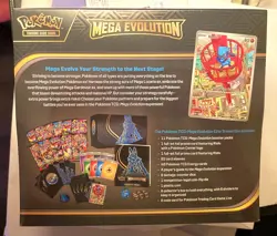Pokemon Center Mega Evolutions Elite Trainer Box LUCARIO ✅ small holes plastic - Image 2
