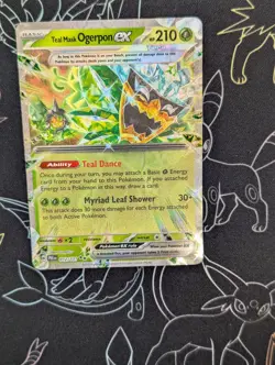 Teal Mask Ogerpon ex - 012/131 - Pokemon Prismatic Evolutions Double Rare NM - Image 1