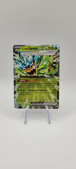 Pokemon TCG: Teal Mask Ogerpon ex 025/167 Twilight Masquerade Double Rare NM - Image 1
