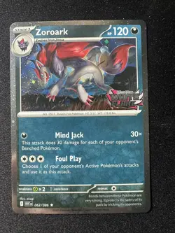 Zoroark 62/86 - White Flare - Cosmos Holo STAMP | Pokemon TCG | NM - Image 1