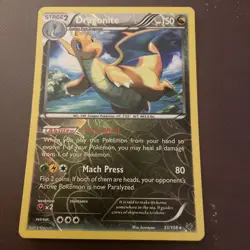 Dragonite 51/108 Rare Reverse Holo Pokemon Roaring Skies NM Condition - Image 1