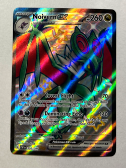 Pokemon Paldean Fates - NOIVERN EX - SHINY ULTRA RARE - 220/091 - NM/M - Image 1
