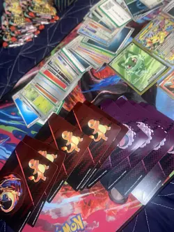 Ascended Heroes Sprigatito #251 Pikachu 057 Pokemon Lot Gastly Cosmos Charmander - Image 4