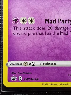 Pokemon TCG - Dedenne SWSH080 Black Star Promo - NM - Image 4