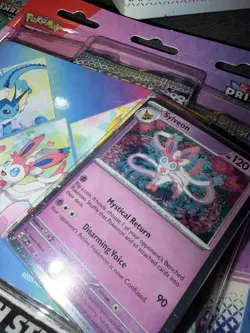 Pokemon Prismatic Evolutions Tech Sticker Collection Lot - Image 3